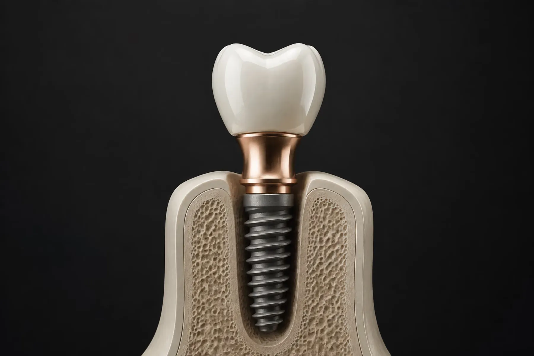 Dental implant cross-section