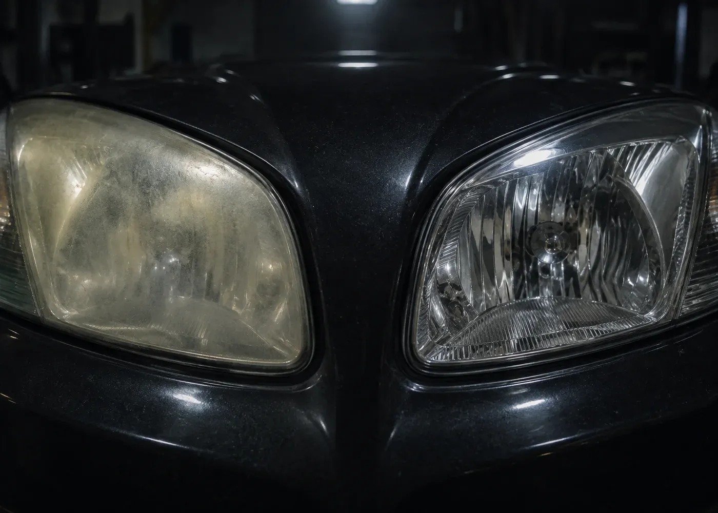 Car headlight restoration