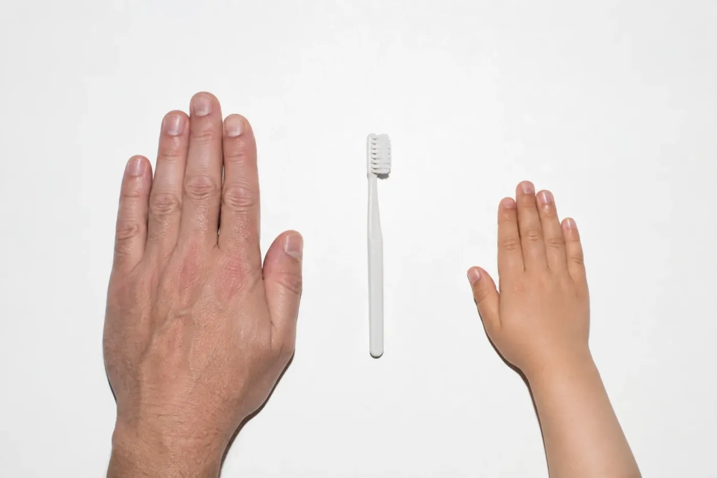 Children's dentistry brushing